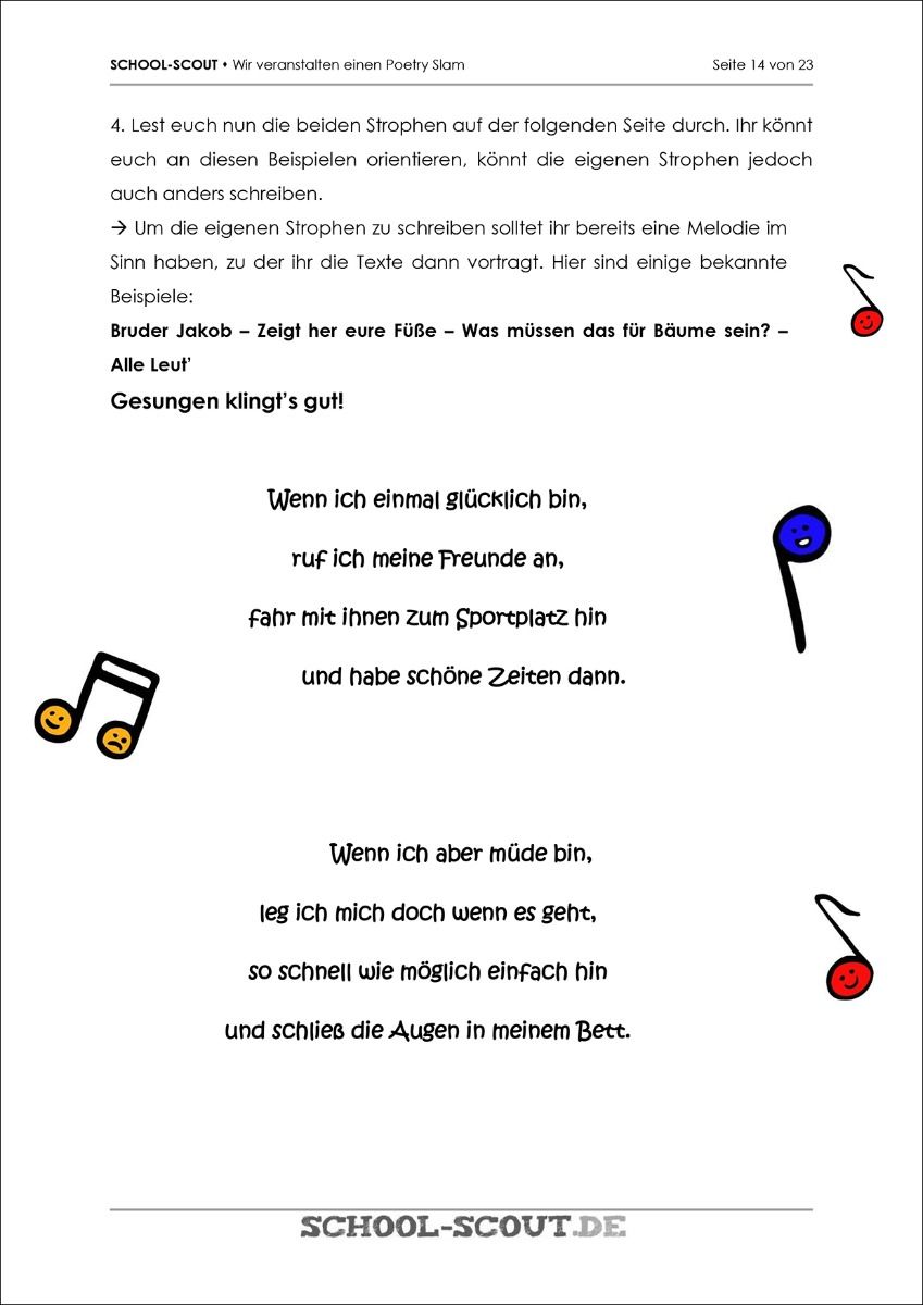 Wir Veranstalten Einen Poetry Slam Kinder Spielen Mit Sprache Edidact